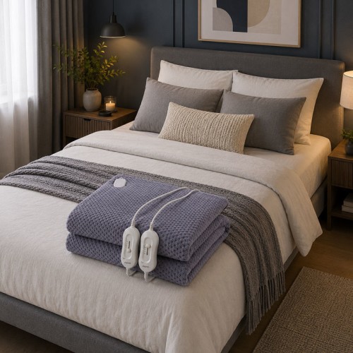 Primo Ηλεκτρικό Επίστρωμα PREB-81135 Primo Διπλό 160x140cm Polyester & Coral Fleece