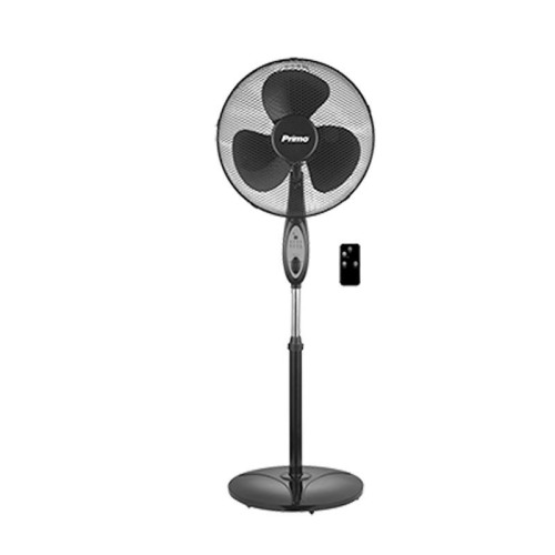 Primo Ανεμιστήρας Ορθοστάτης PRSF-80297 50W με Τηλεχειριστήριο Μαύρος