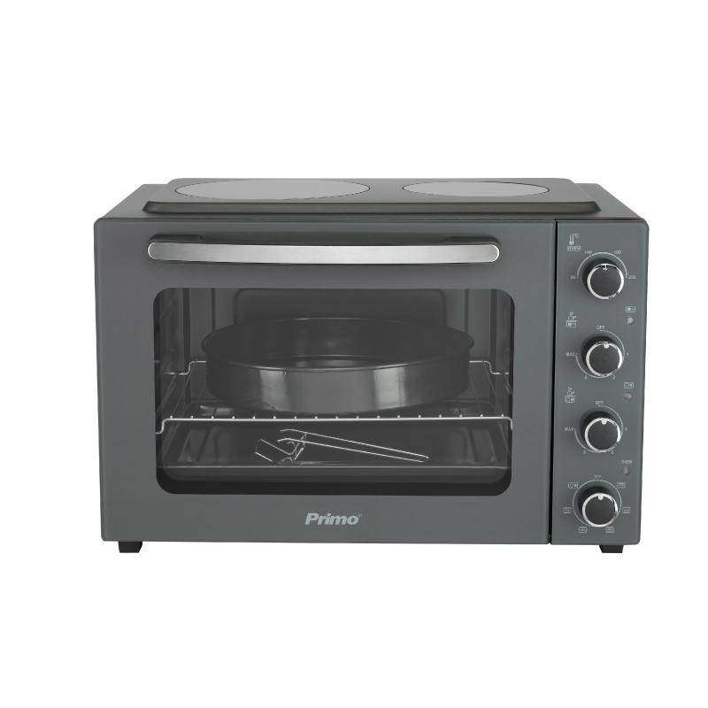 Primo Ηλεκτρικό Φουρνάκι PREO-40456NS Με 2 Κεραμικές Εστίες 50L
