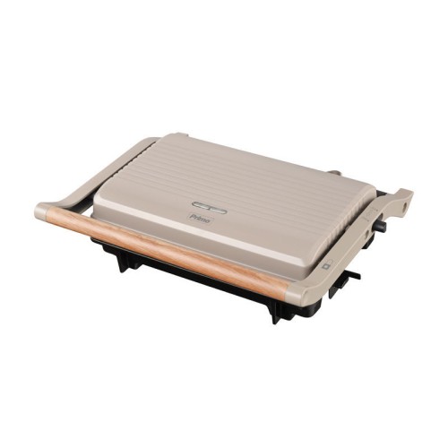 Primo Τοστιέρα Panini PRPT-40493 Αντικολλητικές πλάκες 1000W Wooden-Γκρι