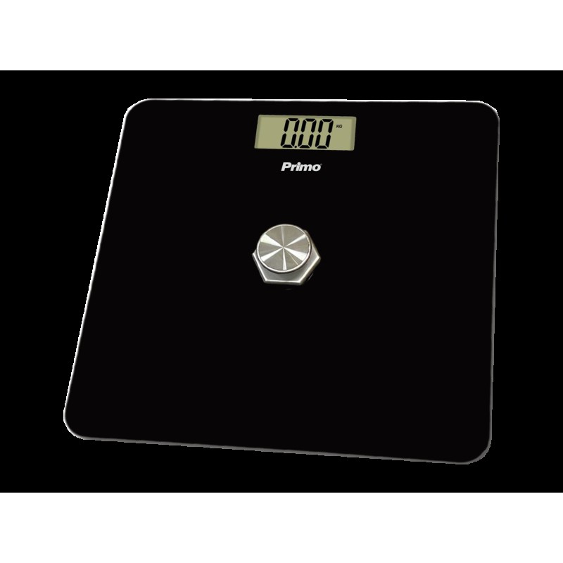 Primo Ζυγαριά Μπάνιου PRBS-40467 Υάλινη Μαύρη