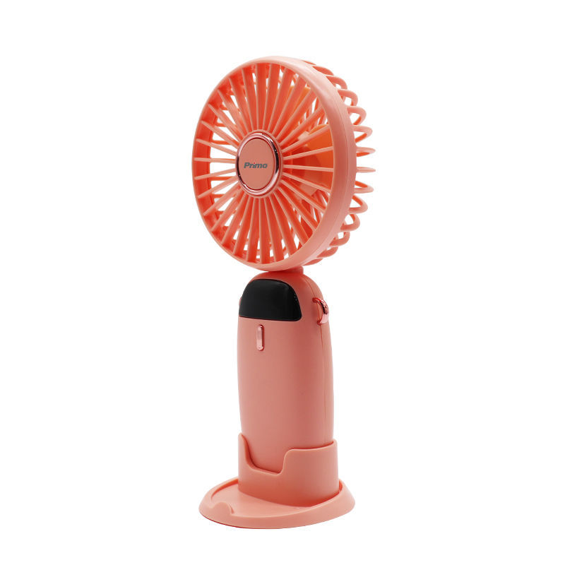 Primo Ανεμιστήρας Mini PRMF-80694 3.5'' 9cm Ροζ Επαναφορτιζόμενος