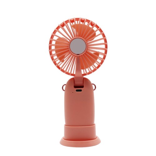 Primo Ανεμιστήρας Mini PRMF-80694 3.5'' 9cm Ροζ Επαναφορτιζόμενος