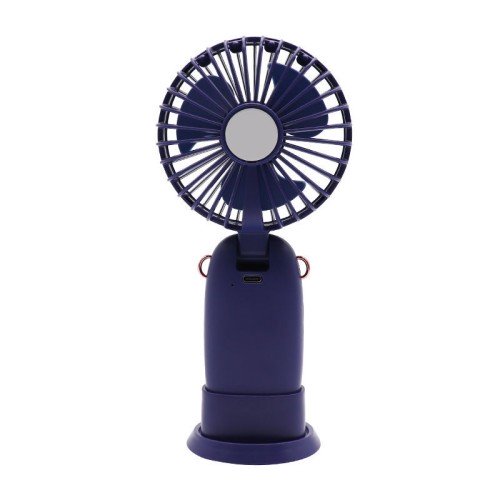 Primo Ανεμιστήρας Mini PRMF-80696 3.5'' 9cm Μπλέ Επαναφορτιζόμενος