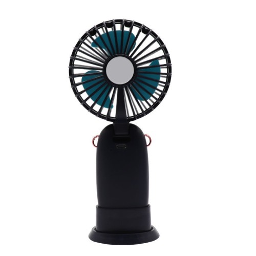 Primo Ανεμιστήρας Mini PRMF-80697 3.5'' 9cm Μαύρος Επαναφορτιζόμενος