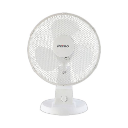 Primo Ανεμιστήρας Επιτραπέζιος PRTF-80546 Primo 12'' 30εκ. Λευκός