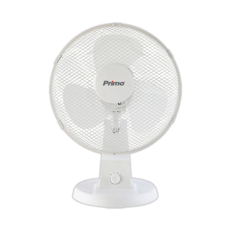 Primo Ανεμιστήρας Επιτραπέζιος PRTF-80546 Primo 12'' 30εκ. Λευκός