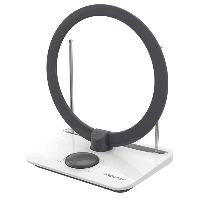 Greentek Κεραία UVR-AV553 Greentek Εσωτερικού Χώρου Μαύρη