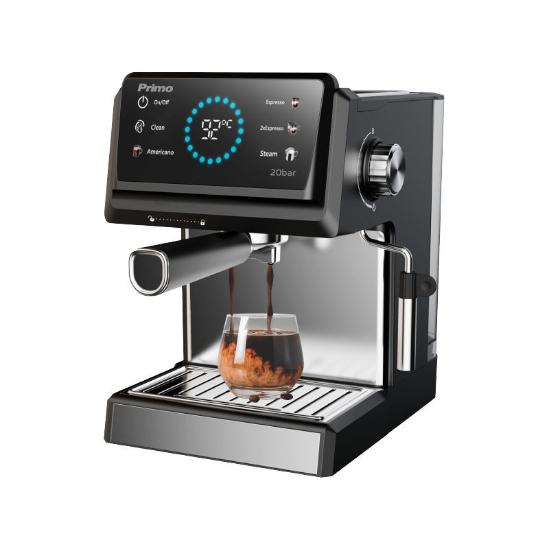 Primo Μηχανή Espresso PREM-40542 Primo 3σε1 20Bar Digital Μαύρη-Inox
