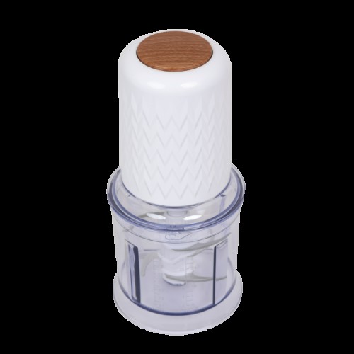 Primo Πολυκόπτης PRFC-40447 Με 3πλό Mαχαίρι 500W 700ml Λευκό-Wooden