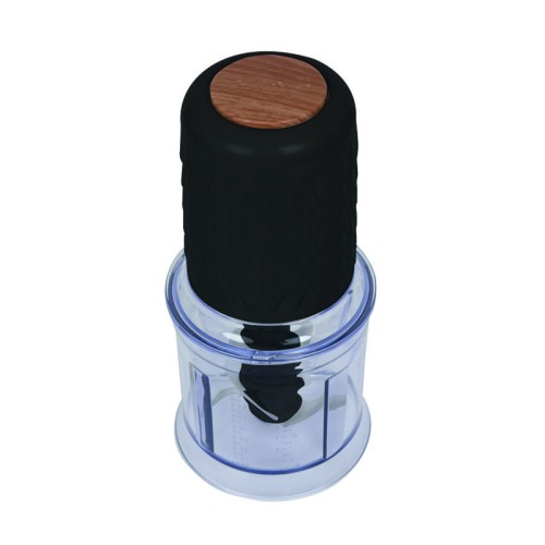 Primo Πολυκόπτης PRFC-40478 Με 3πλό Mαχαίρι 500W 700ml Μαύρο-Wooden