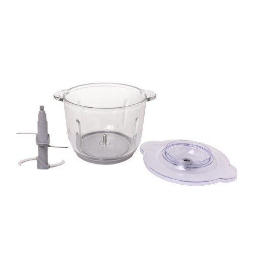 Primo Πολυκόπτης PRFC-40486 500W 2L με γυάλινο μπωλ inox/γκρι