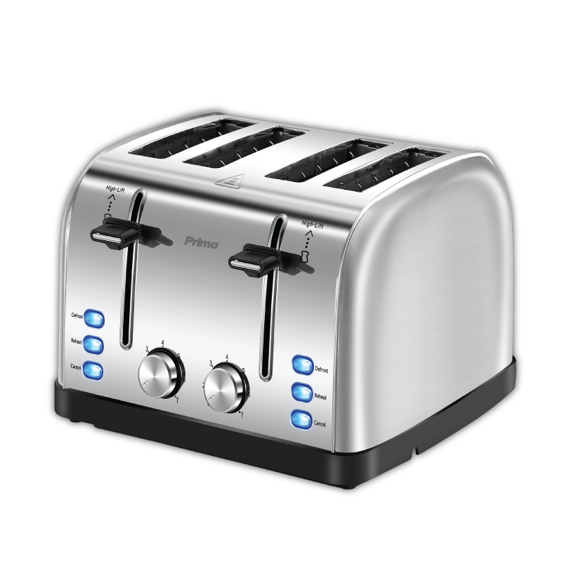 Primo Φρυγανιέρα PRST-40454 Primo 4Θέσεων 1900W Inox
