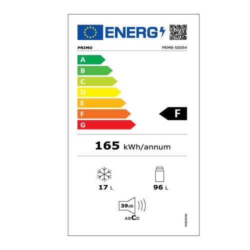 Primo Ψυγείο PRMB-50054 Primo 113L 4*Freezer Μονόπορτο Λευκό