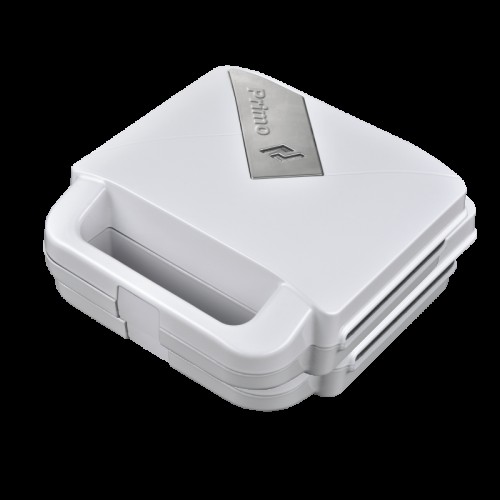 Primo Τοστιέρα PRSM-40442 Primo 2Θέσεων Αντικολλητικές γκριλ πλάκες Λευκή