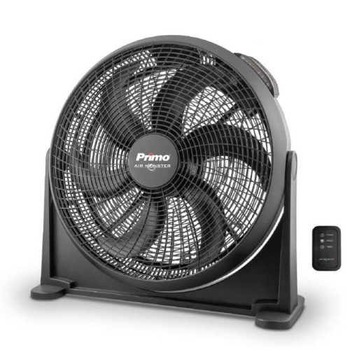 Primo Ανεμιστήρας Box Fan A2070R Primo 20'' 50εκ. Airmonster Με Τηλεχειριστήριο Μαύρος