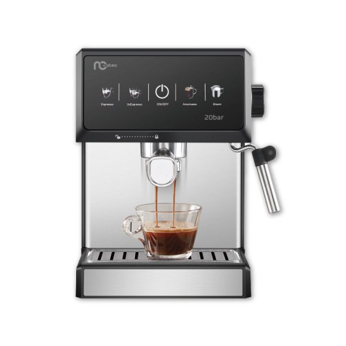 NEOTEC Μηχανή Καφέ Espresso NT-40541 Neotec 20Bar 3σε1 Digital Μαύρη/Inox