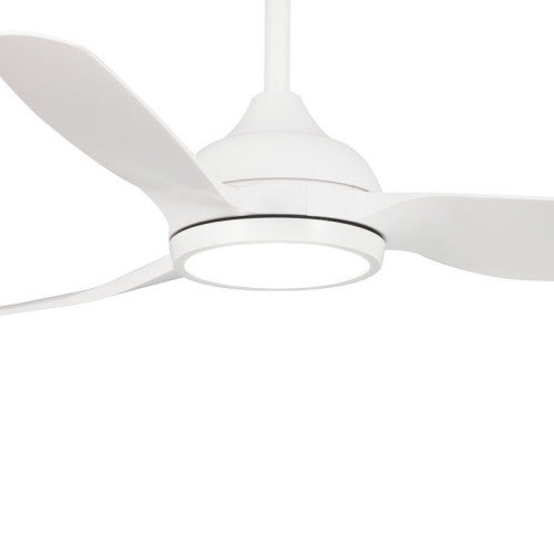 Primo Ανεμιστήρας Οροφής PRCF-80727 PRIMO 52'' 132εκ. Με Τηλεχειριστήριο 1 Φως LED 3Φτερά IP66 με WiFi Λευκός