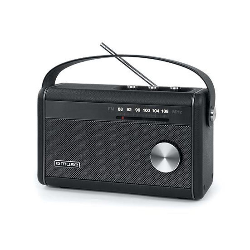 Muse Ραδιόφωνο M-098BT MUSE Μπαταρίας-Ρεύματος με Bluetooth Μαύρο