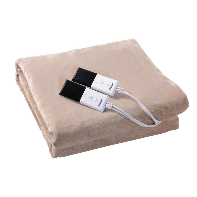 Primo Ηλεκτρικό Επίστρωμα Διπλό Flannel Fleece PREB-81084 (810084) 160x140cm Μπέζ 