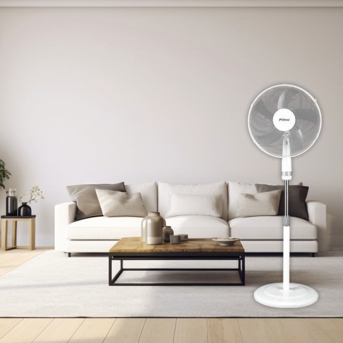 Primo Ανεμιστήρας Ορθοστάτης PRSF-80446 Λευκό/Γκρι