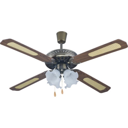 Primo Ανεμιστήρας Οροφής PRCF-80279 (800279) Καφέ