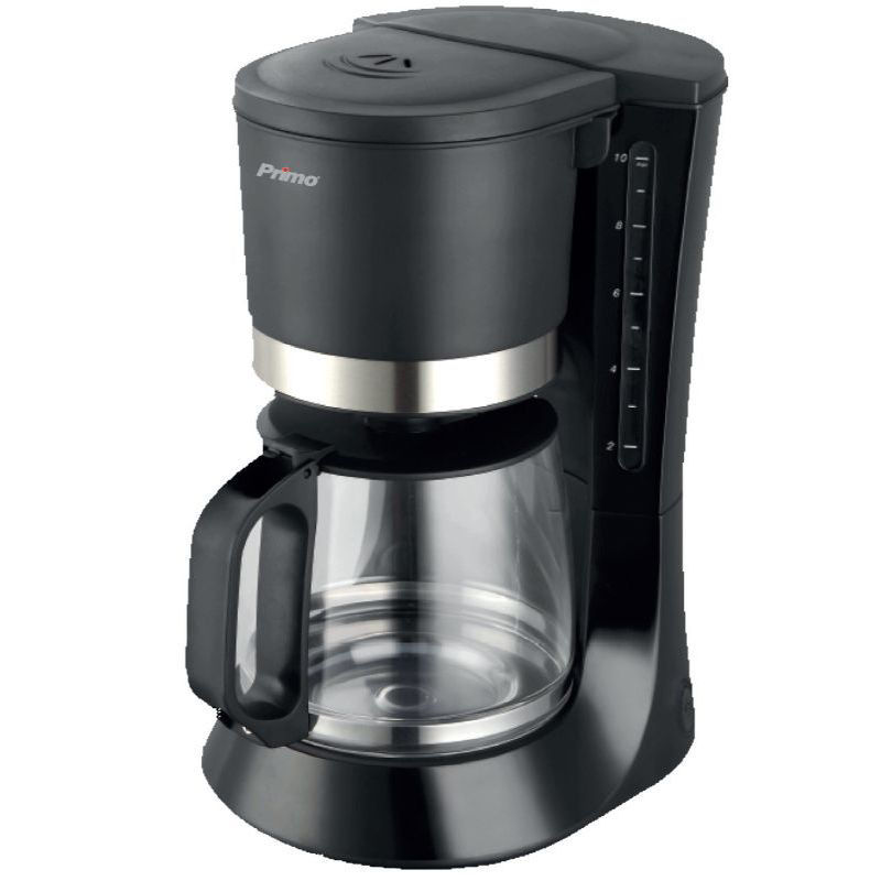 Primo Καφετιέρα Φίλτρου PRCM-40213 Μαύρη-Inox