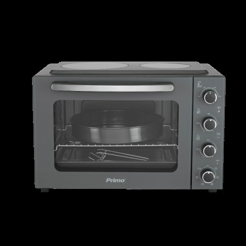 Primo Ηλεκτρικό Φουρνάκι PREO-40456NS Με 2 Κεραμικές Εστίες 50L