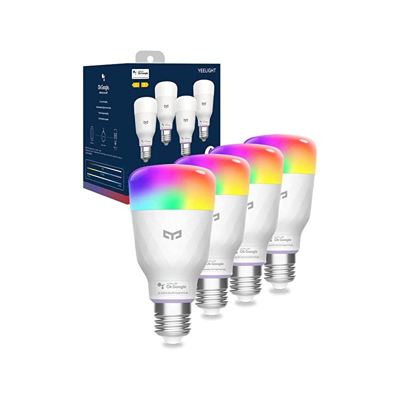 Yeelight Yeelight YLQPD-0011 Smart LED Bulb W4 Lite Multicolor-4 Pack
