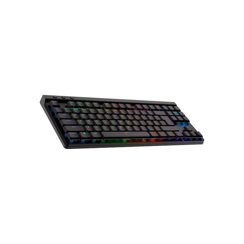 Logitech Ασύρματο Πληκτρολόγιο Gaming G515 Lightspeed TKL Μαύρο