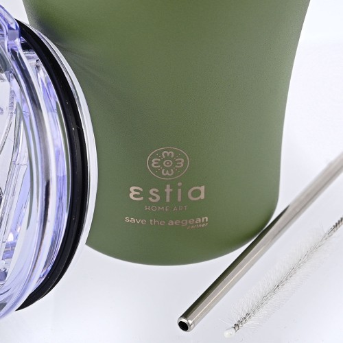Estia Θερμός Coffee Mug Save The Aegean 01-13813 350ml Forest spirit