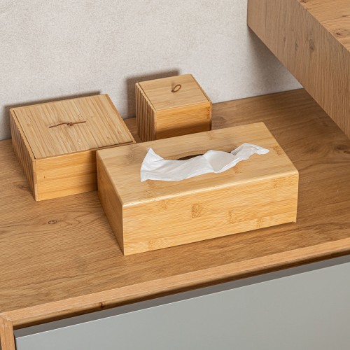 Estia ESTIA ΘΗΚΗ ΓΙΑ ΧΑΡΤΟΜΑΝΤΗΛΑ BAMBOO ESSENTIALS 24x14x8.5cm