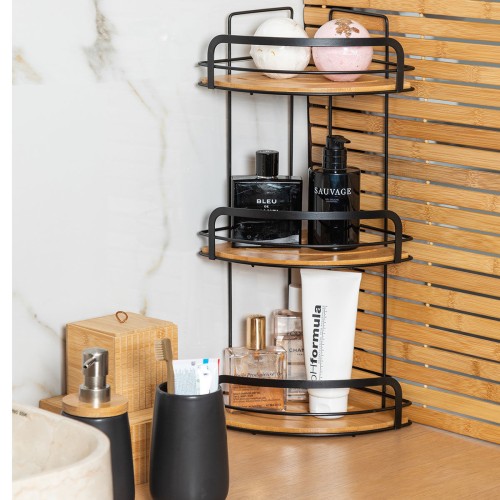 Estia Εταζέρα Μπάνιου Bamboo Essentials 02-12786 (19.5x19.5x49cm)