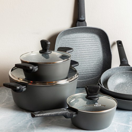 Estia Κατσαρόλα Cuisson αντικολλητική πρεσσαριστού αλουμινίου 24cm