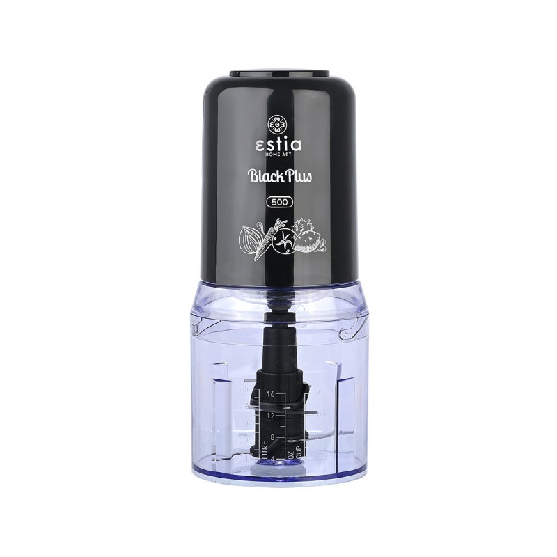 Estia ESTIA ΠΟΛΥΚΟΠΤΗΣ BLACK PLUS 400W ΜΕ ΠΛΑΣΤΙΚΟ ΜΠΟΛ 500ml