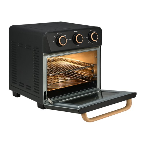 Estia ESTIA ΦΡΙΤΕΖΑ ΑΕΡΟΣ OAK 1400w 12lt ΜΕ 4 ΛΕΙΤΟΥΡΓΕΙΕΣ ΨΗΣΙΜΑΤΟΣ ΜΑΥΡΟ