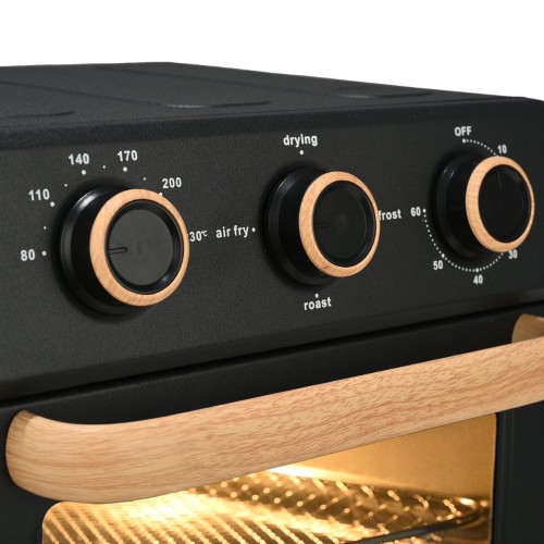 Estia ESTIA ΦΡΙΤΕΖΑ ΑΕΡΟΣ OAK 1400w 12lt ΜΕ 4 ΛΕΙΤΟΥΡΓΕΙΕΣ ΨΗΣΙΜΑΤΟΣ ΜΑΥΡΟ