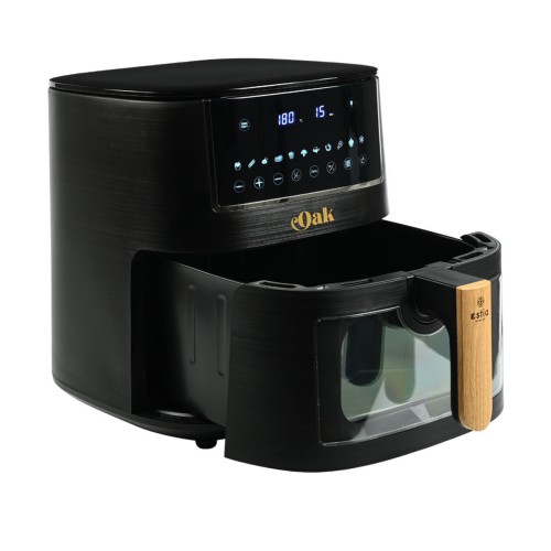Estia ESTIA ΦΡΙΤΕΖΑ ΑΕΡΟΣ OAK 1650w 7.2lt ME ΨΗΦΙΑΚΗ ΟΘΟΝΗ & 11 ΠΡΟΓΡΑΜΜΑΤΑ ΜΑΓΕΙΡΕΜΑΤΟΣ