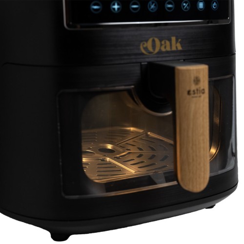 Estia ESTIA ΦΡΙΤΕΖΑ ΑΕΡΟΣ OAK 1650w 7.2lt ME ΨΗΦΙΑΚΗ ΟΘΟΝΗ & 11 ΠΡΟΓΡΑΜΜΑΤΑ ΜΑΓΕΙΡΕΜΑΤΟΣ