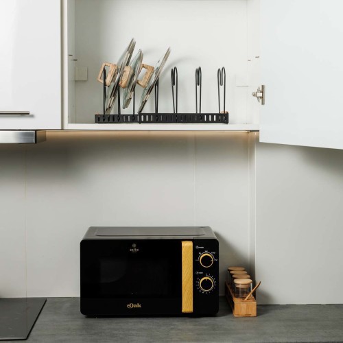 Estia ESTIA ΦΟΥΡΝΟΣ ΜΙΚΡΟΚΥΜΑΤΩΝ OAK 700w 20lt ΜΑΥΡΟ