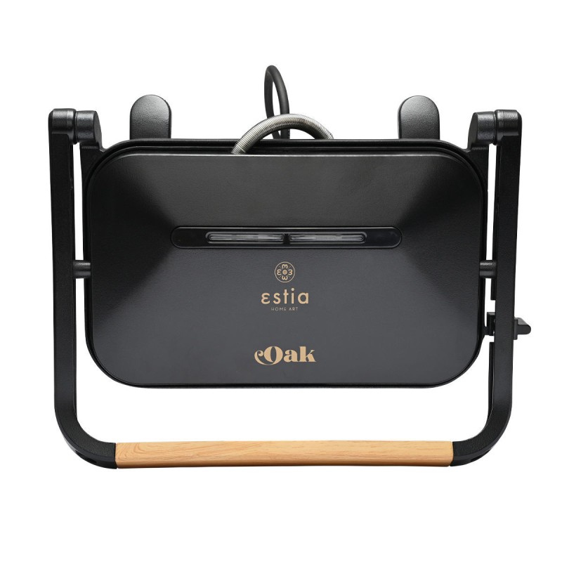 Estia ΤΟΣΤΙΕΡΑ OAK 2 ΘΕΣΕΩΝ 1300w ΜΕ ΑΝΤΙΚΟΛΛΗΤΙΚΕΣ ΠΛΑΚΕΣ