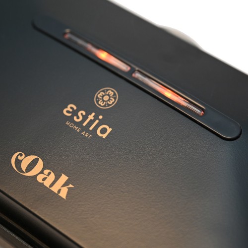 Estia ΤΟΣΤΙΕΡΑ OAK 2 ΘΕΣΕΩΝ 1300w ΜΕ ΑΝΤΙΚΟΛΛΗΤΙΚΕΣ ΠΛΑΚΕΣ