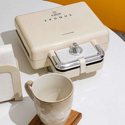 Estia ΤΟΣΤΙΕΡΑ RETRO EPOQUE 2 ΘΕΣΕΩΝ 800w ΜΕ ΑΠΟΣΠΩΜΕΝΕΣ ΑΝΤΙΚΟΛΛΗΤΙΚΕΣ ΠΛΑΚΕΣ