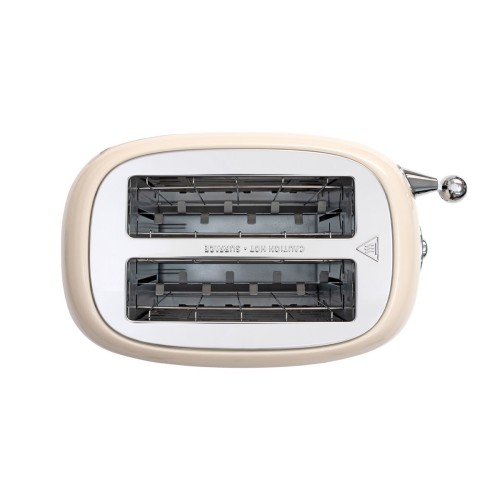 Estia Φρυγανιέρα ΡΕΤΡΟ EPOQUE 2 ΘΕΣΕΩΝ 815w ΚΡΕΜ