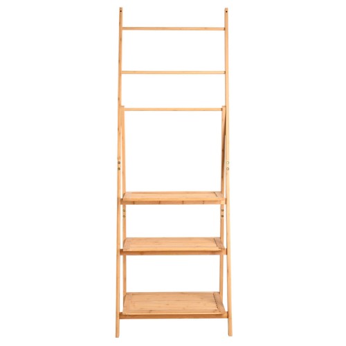 Estia Ραφιέρα  δαπέδου οργάνωσης ΒΑΜΒΟΟ ESSENTIALS με 3 ράφια φυσικό χρώμα