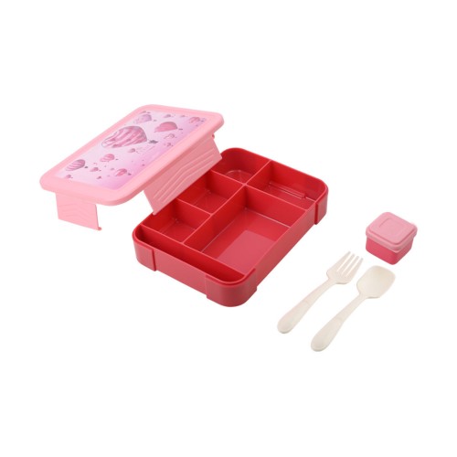 Estia Παιδικό φαγητοδοχείο SAVE THE AEGEAN 1330ml με 5 θήκες  Love Ascend