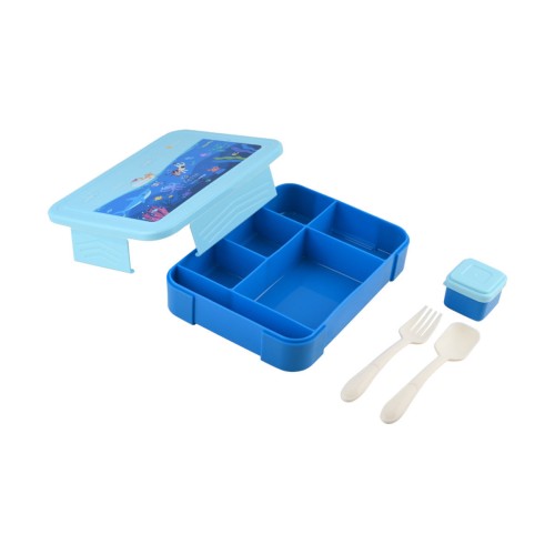 Estia Παιδικό φαγητοδοχείο SAVE THE AEGEAN 1330ml ΜΕ 5 ΘΗΚΕΣ Ocean Play