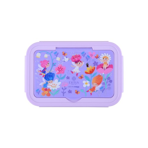 Estia Παιδικό φαγητοδοχείο SAVE THE AEGEAN 1400ml με 3 θήκες Fairy Tales