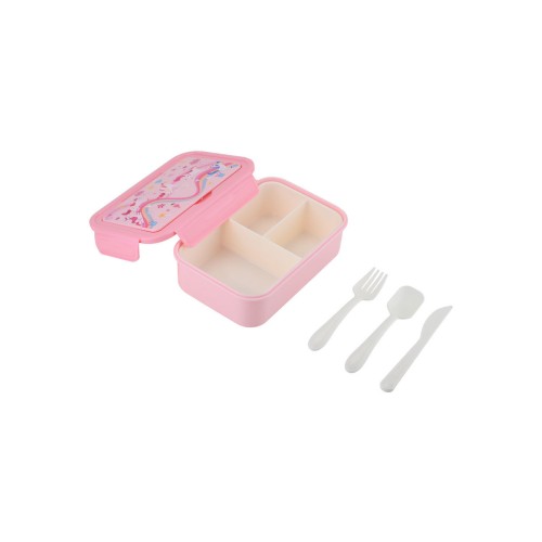 Estia Παιδικό φαγητοδοχείο SAVE THE AEGEAN 1400ml με 3 θήκες Rainbow Dreams