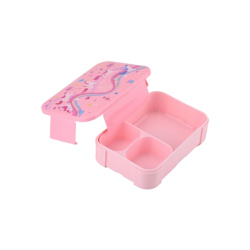 Estia Παιδικό φαγητοδοχείο SAVE THE AEGEAN 900ml με 2 αποσπώμενες θήκες Rainbow Dreams